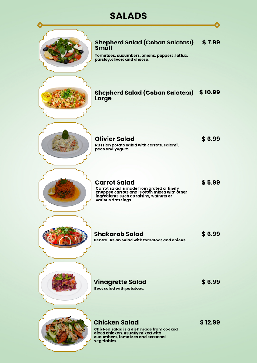 Istanbul Market and Cafe Menu - Image 4