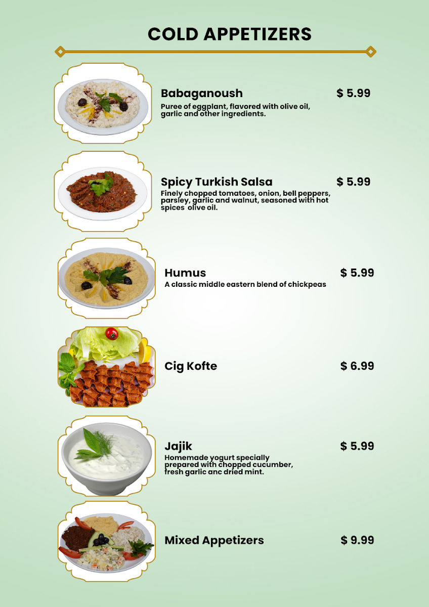Istanbul Market and Cafe Menu - Image 5